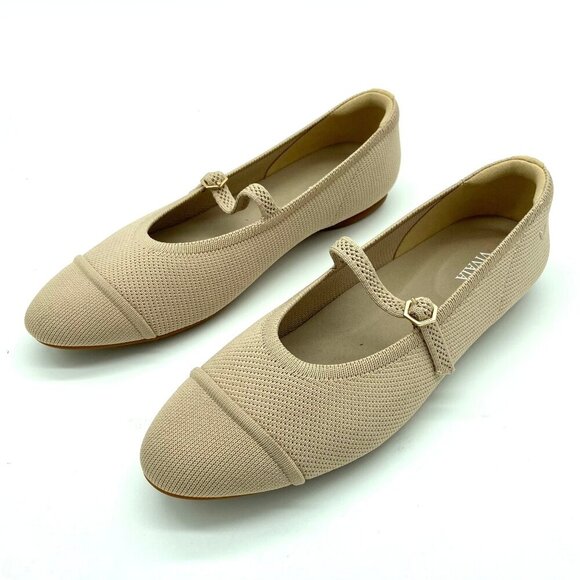 VIVAIA Tamia Mary-Jane Almond Upgraded AdaptAll Strap EU 40 US 9 NWOB - Picture 3 of 11